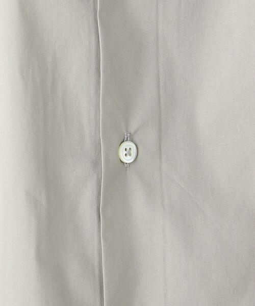 EN ROUTE（アンルート）の「＜EN ROUTE（アンルート）＞ コットンポリエステル タイプライター ラグラン シャツ（シャツ/ブラウス・メンズ・ホワイト/ブラック/グレー・1/2/3）」の12枚目の写真