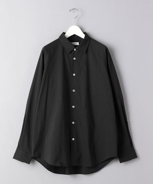 EN ROUTE（アンルート）の「＜EN ROUTE（アンルート）＞ コットンポリエステル タイプライター ラグラン シャツ（シャツ/ブラウス・メンズ・ホワイト/ブラック/グレー・1/2/3）」の15枚目の写真