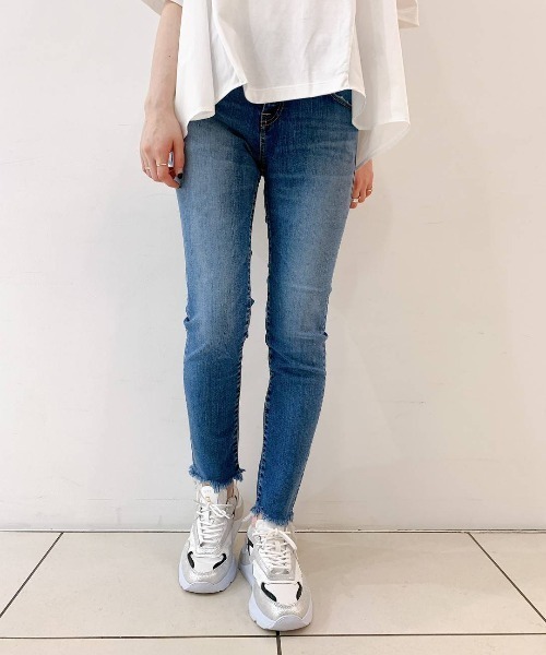 surt（サート）の「SURT（サート）DENIM NEW PANT（デニムパンツ・レディース・ライトインディゴブルー/インディゴブルー・X-SMALL/XX-SMALL）」の2枚目の写真