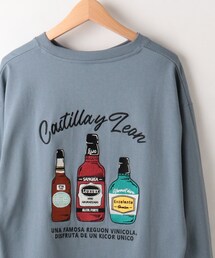 BASECONTROL（ベースコントロール）の「◆ドリンクボトルバック刺繍　リブ付きロングスリーブTシャツ（Tシャツ/カットソー）」