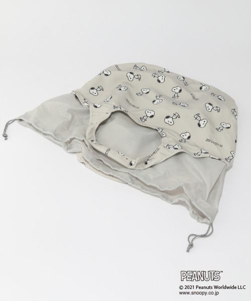 LEPSIM(レプシィム)の「【PEANUTS】カゴ用エコBAG 935251(エコバッグ/サブバッグ・レディース・ブラウン/イエロー/グリーン・ONE SIZE)」の7枚目の写真