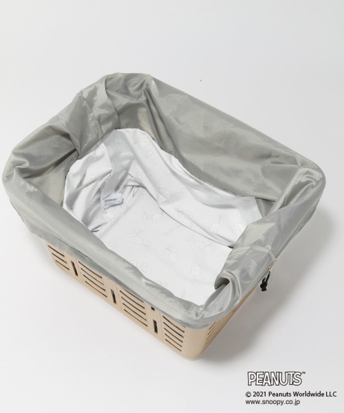 LEPSIM(レプシィム)の「【PEANUTS】カゴ用エコBAG 935251(エコバッグ/サブバッグ・レディース・ブラウン/イエロー/グリーン・ONE SIZE)」の11枚目の写真