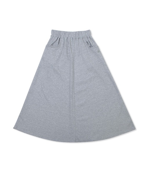 muahmuah(ムーアムーア)の「『muah muah/ムーアムーア』SIGNATURE WAPPEN FLARE SKIRT/シグネチャー ワッペン フレアスカート(スカート・レディース・ブラック/アイボリー/グレー/ベージュ・FREE)」の13枚目の写真