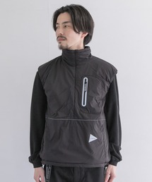 アンドワンダー ツイルフリースベスト PRIMALOFT PERTEX サイズ1 アンドワンダー ツイルフリースベスト PRIMALOFT PERTEX サイズ1