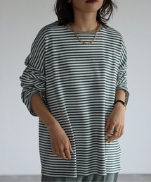 ボーダーリンガーロングスリーブTシャツ【ZOZOTOWN限定商品】