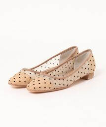 【TSURU by Mariko Oikawa】ドットチュールパンプス