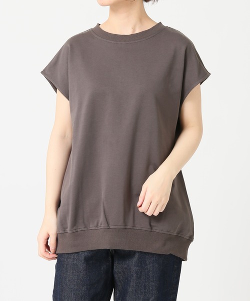 SLOBE IENA(スローブイエナ)の「フレンチスリーブプルオーバー【手洗い可能】◆(Tシャツ/カットソー・レディース・ホワイト/ベージュ/グレー/ピンク・FREE)」の21枚目の写真
