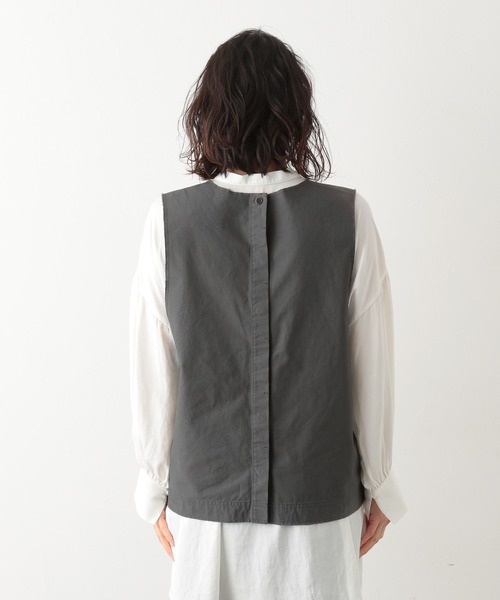 LEPSIM(レプシィム)の「★店舗限定★ミリタリーフカVベスト 935656(ベスト・レディース・チャコールグレー/カーキ・FREE)」の11枚目の写真