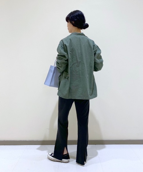 SHENERY(シーナリー)の「(ROTHCO/ロスコ) ベルテッドBDシャツジャケット(ブルゾン・レディース・オリーブ/カーキ/グリーン・MEDIUM)」の14枚目の写真