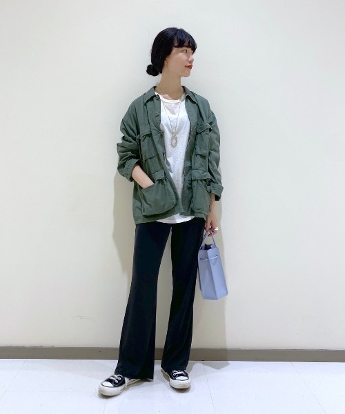 SHENERY(シーナリー)の「(ROTHCO/ロスコ) ベルテッドBDシャツジャケット(ブルゾン・レディース・オリーブ/カーキ/グリーン・MEDIUM)」の20枚目の写真