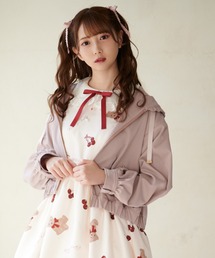 Ank Rouge | フリルフードブルゾン(ブルゾン)