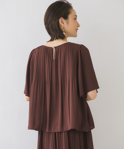 KATHARINE ROSS（キャサリンロス）の「【KATHARINE ROSS】●結婚式 ジョーゼットプリーツ セットアップドレス（ドレス・レディース・ブラウン・MEDIUM）」の11枚目の写真