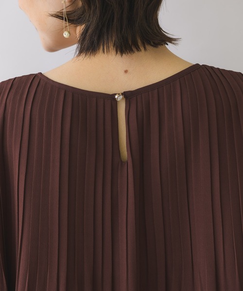 KATHARINE ROSS（キャサリンロス）の「【KATHARINE ROSS】●結婚式 ジョーゼットプリーツ セットアップドレス（ドレス・レディース・ブラウン・MEDIUM）」の15枚目の写真