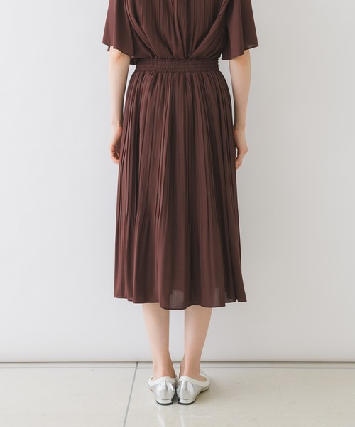 KATHARINE ROSS（キャサリンロス）の「【KATHARINE ROSS】●結婚式 ジョーゼットプリーツ セットアップドレス（ドレス・レディース・ブラウン・MEDIUM）」の18枚目の写真