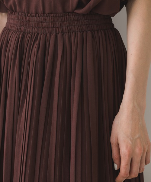 KATHARINE ROSS（キャサリンロス）の「【KATHARINE ROSS】●結婚式 ジョーゼットプリーツ セットアップドレス（ドレス・レディース・ブラウン・MEDIUM）」の20枚目の写真