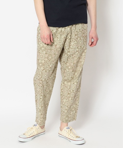 MANASTASH(マナスタッシュ)の「MANASTASH/マナスタッシュ/総柄シェフパンツ/Jaipur Pants(その他パンツ・メンズ・ネイビー/カーキ・MEDIUM/LARGE/X-LARGE)」の1枚目の写真