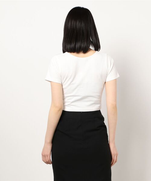 one way（ワンウェイ）の「タイダイショートTシャツ（Tシャツ/カットソー・レディース・ホワイト/ブラック/パープル/ライトグレー/ダークブルー/ベージュ・FREE）」の8枚目の写真