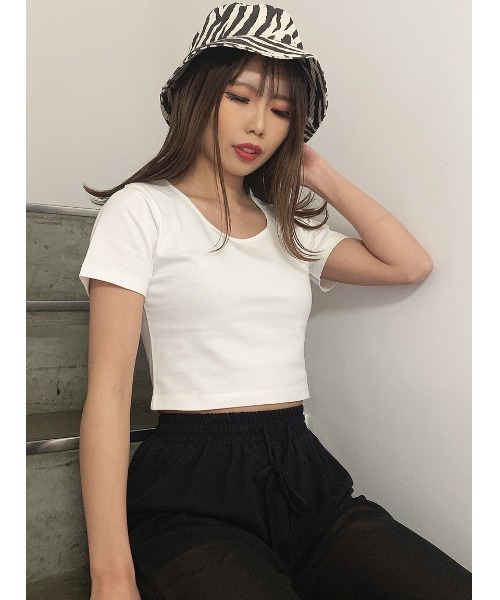 one way（ワンウェイ）の「タイダイショートTシャツ（Tシャツ/カットソー・レディース・ホワイト/ブラック/パープル/ライトグレー/ダークブルー/ベージュ・FREE）」の19枚目の写真