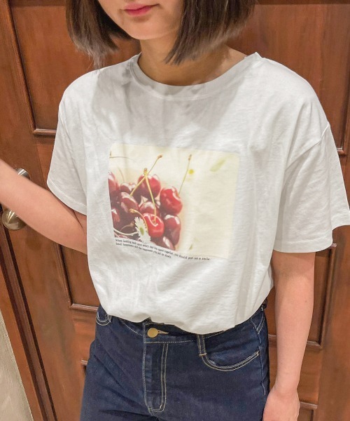 apres jour clair(アプレジュールクレア)の「【apres jour clair】フォトTシャツ【ZOZOTOWN限定アイテム】(Tシャツ/カットソー・レディース・オフホワイト/ホワイト系その他/ホワイト系その他2/ホワイト系その他3・X-LARGE/フリー)」の12枚目の写真