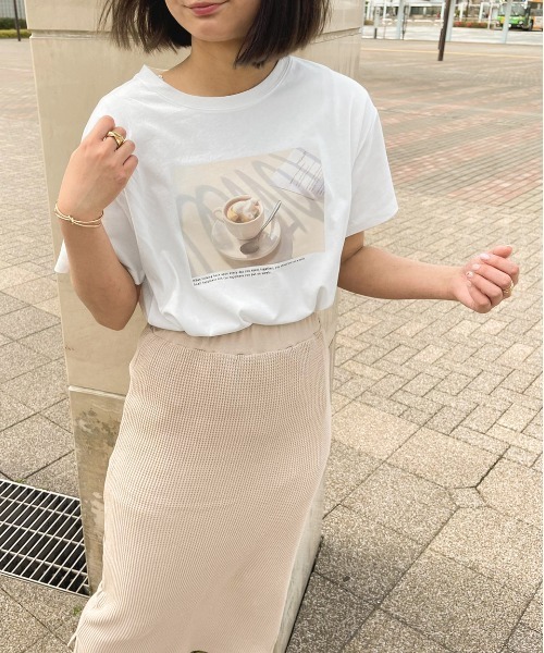 apres jour clair(アプレジュールクレア)の「【apres jour clair】フォトTシャツ【ZOZOTOWN限定アイテム】(Tシャツ/カットソー・レディース・オフホワイト/ホワイト系その他/ホワイト系その他2/ホワイト系その他3・X-LARGE/フリー)」の13枚目の写真