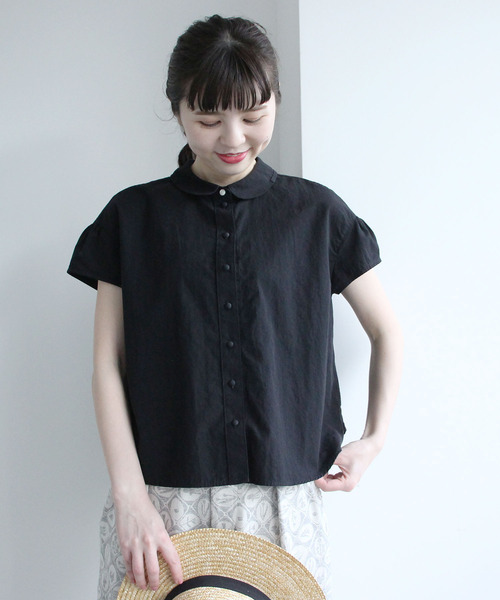 【churaさん用】アトリエフランセリボンブラウス 後リボン切替ギャザーチュニックブラウス / CRAFT STANDARD