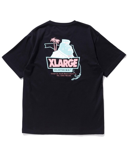 XLARGE（エクストララージ）の「S/S TEE XLARGE ×123KLAN BURGER（Tシャツ/カットソー・メンズ・ブルー/ホワイト/ブラック/グリーン・LARGE/X-LARGE/MEDIUM/SMALL）」の8枚目の写真
