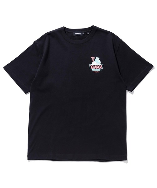 XLARGE（エクストララージ）の「S/S TEE XLARGE ×123KLAN BURGER（Tシャツ/カットソー・メンズ・ブルー/ホワイト/ブラック/グリーン・LARGE/X-LARGE/MEDIUM/SMALL）」の5枚目の写真