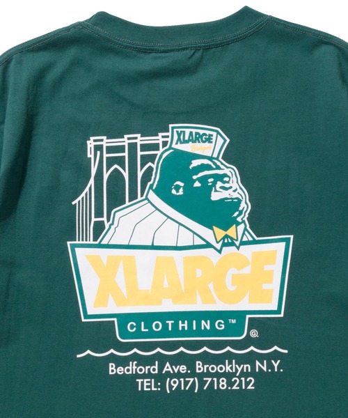 XLARGE（エクストララージ）の「S/S TEE XLARGE ×123KLAN BURGER（Tシャツ/カットソー・メンズ・ブルー/ホワイト/ブラック/グリーン・LARGE/X-LARGE/MEDIUM/SMALL）」の19枚目の写真