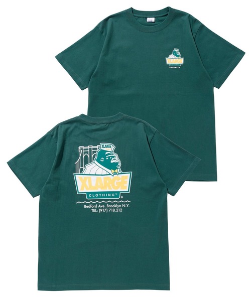 XLARGE（エクストララージ）の「S/S TEE XLARGE ×123KLAN BURGER（Tシャツ/カットソー・メンズ・ブルー/ホワイト/ブラック/グリーン・LARGE/X-LARGE/MEDIUM/SMALL）」の14枚目の写真