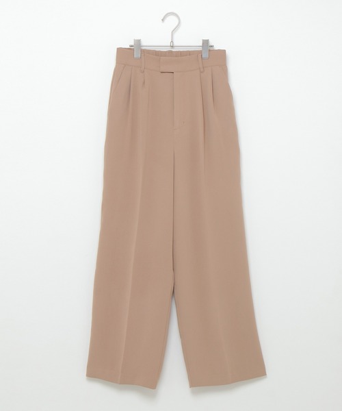 IKKA LOUNGE(イッカラウンジ)の「ツイルベネセンタープレスパンツ(その他パンツ・レディース・グレー/ボルドー/ダークベージュ・M/L)」の4枚目の写真
