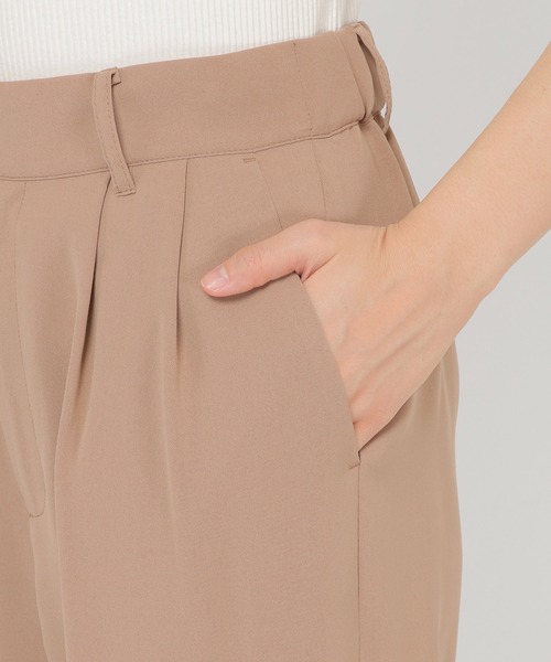 IKKA LOUNGE(イッカラウンジ)の「ツイルベネセンタープレスパンツ(その他パンツ・レディース・グレー/ボルドー/ダークベージュ・M/L)」の16枚目の写真