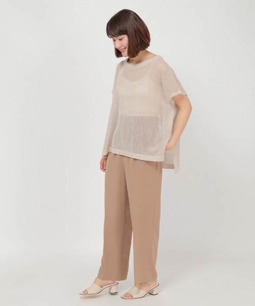 IKKA LOUNGE(イッカラウンジ)の「ツイルベネセンタープレスパンツ(その他パンツ・レディース・グレー/ボルドー/ダークベージュ・M/L)」の22枚目の写真