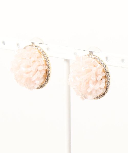 ACCOMMODE（アコモデ）の「ビジューパイピアス（ピアス（両耳用）・レディース・ブルー/ホワイト/ピンク・FREE）」の3枚目の写真