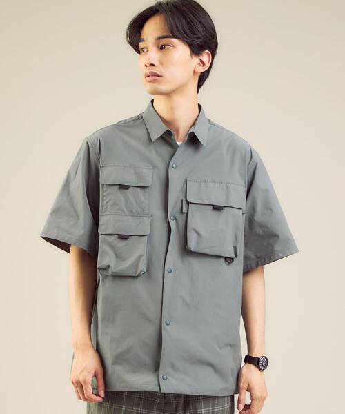 DAIWA ダイワ フィッシングシャツ 半袖 ベージュ Mサイズ 多ポケット DAIWA ダイワ フィッシングシャツ 半袖 ベージュ Mサイズ 多ポケット