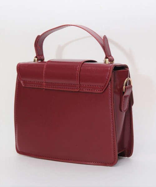 florist（フローリスト）の「【2WAY】ベルトデザインのスクエアミニショルダーバッグ（ショルダーバッグ・レディース・ブラック/ホワイト/レッド/ベージュ/キャメル・FREE）」の20枚目の写真