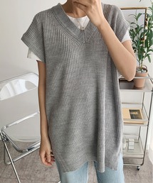 fd style | 【Chuzchuz】ルーズフィットVネックひらきベスト(ベスト)