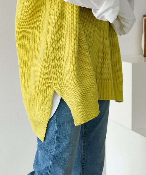 fd style（エフディ スタイル）の「【Chuzchuz】ルーズフィットVネックひらきベスト（ベスト・レディース・ベージュ/ネイビー/グレー/ミント・FREE）」の13枚目の写真