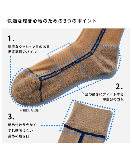 CHICSTOCKS（シックストックス）の「SNOOPY×CHICSTOCKS［1970s］（ソックス/靴下・レディース・アイボリー/グレイッシュベージュ/グレイッシュブルー/ホワイト系その他4/ベージュ系その他/ブラック系/ブラック/ネイビー/マスタード・SMALL/MEDIUM/LARGE）」の15枚目の写真