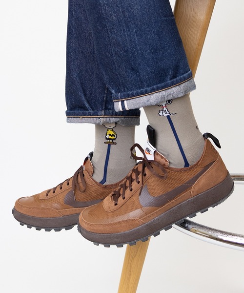 CHICSTOCKS（シックストックス）の「SNOOPY×CHICSTOCKS［1970s］（ソックス/靴下・レディース・アイボリー/グレイッシュベージュ/グレイッシュブルー/ホワイト系その他4/ベージュ系その他/ブラック系/ブラック/ネイビー/マスタード・SMALL/MEDIUM/LARGE）」の18枚目の写真