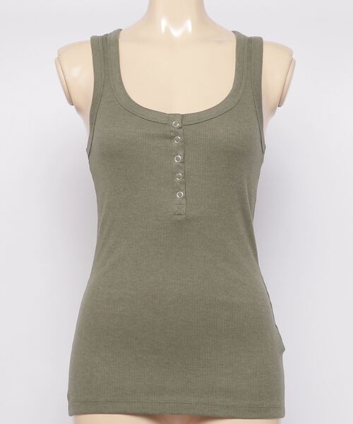 Guess(ゲス)の「Milena Tank Top(タンクトップ・レディース・ベージュ/カーキ・MEDIUM/X-SMALL/SMALL)」の6枚目の写真