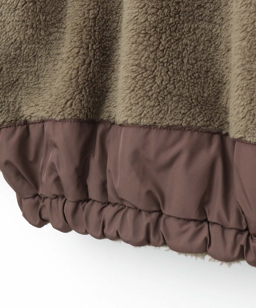 MAKE YOUR DAY（メイクユアデイ）の「裾切替両面ボアブルゾン■80～140cm（ブルゾン・キッズ・ブラック/モカ/グレー・140/90/100/110/130/120/80）」の15枚目の写真