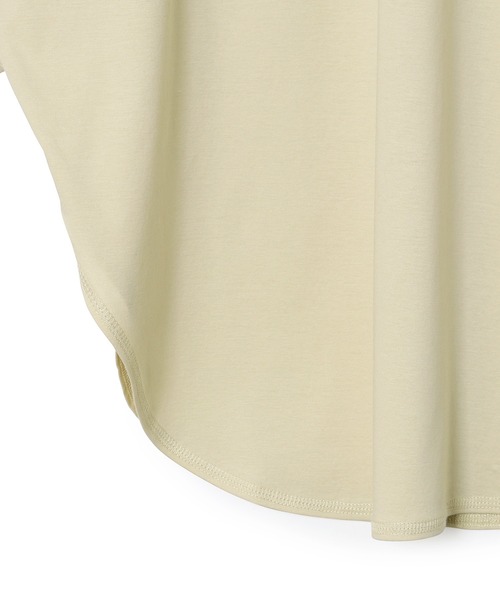 ADAM ET ROPE'（アダムエロペ）の「【アウトレット店舗・WEB限定】シルケットコットンパフスリーブTEE（Tシャツ/カットソー・レディース・ホワイト/ブラック/サックスブルー/イエロー系その他2・FREE）」の15枚目の写真