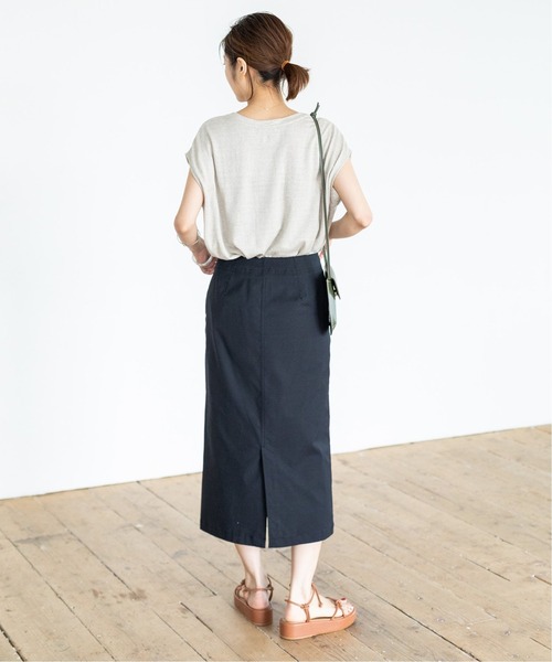 IENA（イエナ）の「タスランOX タイトスカート◆（スカート・レディース・ブラック/カーキ・40/38/36/34）」の8枚目の写真