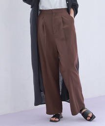 LAKOLE | コットンリネンスラブスリットトラウザーパンツ / 954255(その他パンツ)