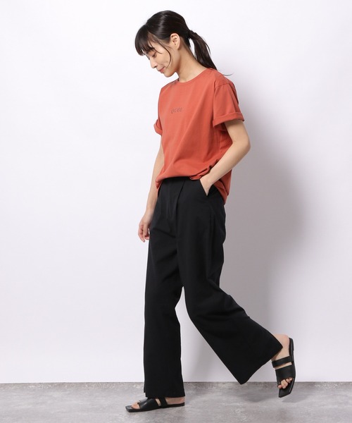 LAKOLE（ラコレ）の「コットンリネンスラブスリットトラウザーパンツ / 954255（その他パンツ・レディース・ブラック/ブラウン/ライトベージュ・SMALL/MEDIUM）」の6枚目の写真