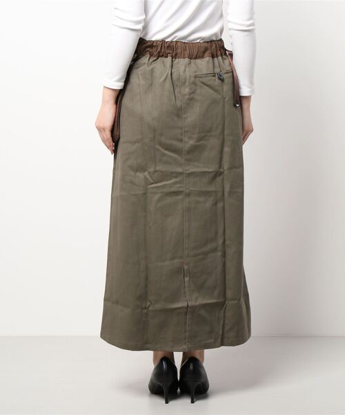 KRIFF MAYER Lady's Collection(クリフメイヤーレディースコレクション)の「HINOKOオーバースカート(スカート・レディース・ブラック/ベージュ/ブラウン/オリーブ・MEDIUM/LARGE)」の6枚目の写真