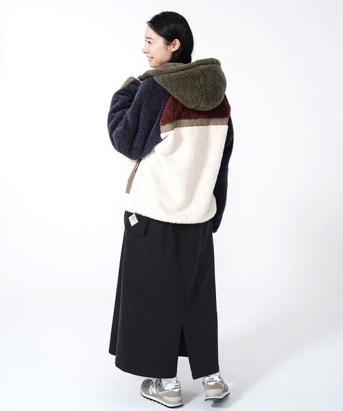 KRIFF MAYER Lady's Collection(クリフメイヤーレディースコレクション)の「HINOKOオーバースカート(スカート・レディース・ブラック/ベージュ/ブラウン/オリーブ・MEDIUM/LARGE)」の9枚目の写真