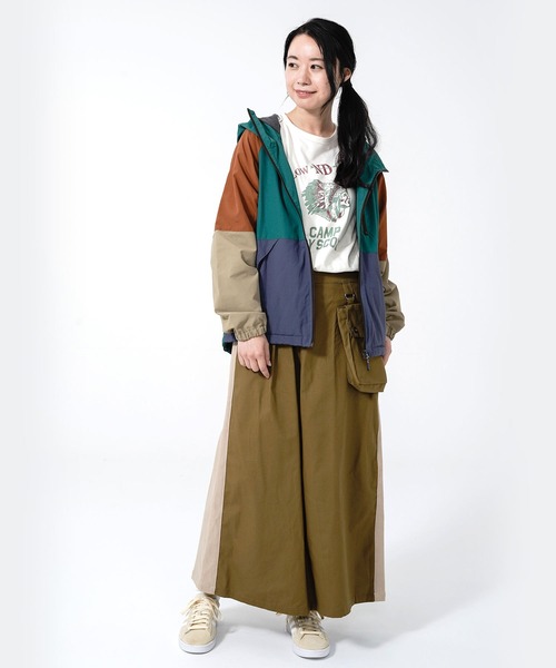 KRIFF MAYER Lady's Collection(クリフメイヤーレディースコレクション)の「HINOKOオーバースカート(スカート・レディース・ブラック/ベージュ/ブラウン/オリーブ・MEDIUM/LARGE)」の10枚目の写真