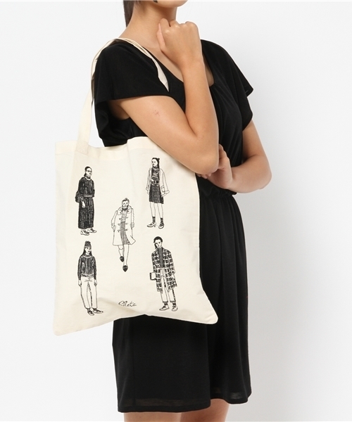 Sheta（シータ）の「ShetagirlsBAG（トートバッグ・レディース・オフホワイト・FREE）」の2枚目の写真