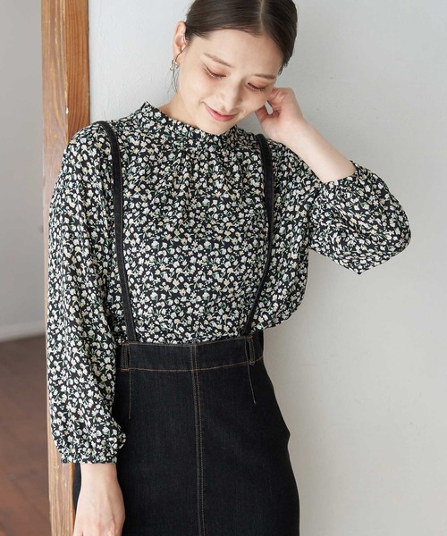 ROPE' PICNIC(ロペピクニック)の「【2WAY】フリルブラウス(シャツ/ブラウス・レディース・ホワイト/ライトグレー/ブラック/ブラック系その他/ブルー系その他・40/38)」の4枚目の写真